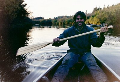canada, picture 16: trying to outrun the pier. click on the image to go to the next picture