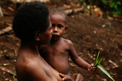 pentecost, picture 5: the heads got shot off. click on the image to go to the next picture