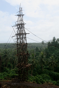 pentecost, picture 8: land diving. click on the image to go to the next picture